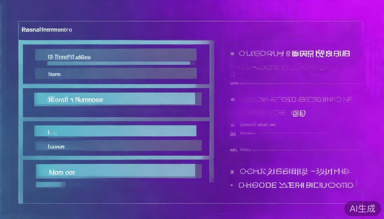 3.&nbsp;填写个人信息
用户需提供真实有效的个人资料
